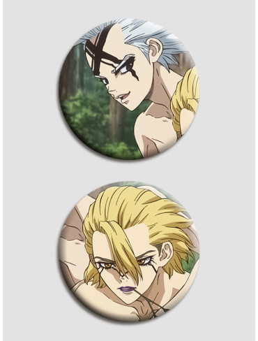 Парні значки Доктор Стоун 5 (Dr. Stone)