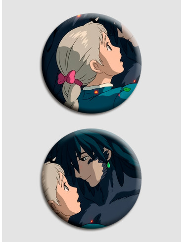 Парні значки Мандрівний замок Хаула 4 (Howl's Moving Castle)