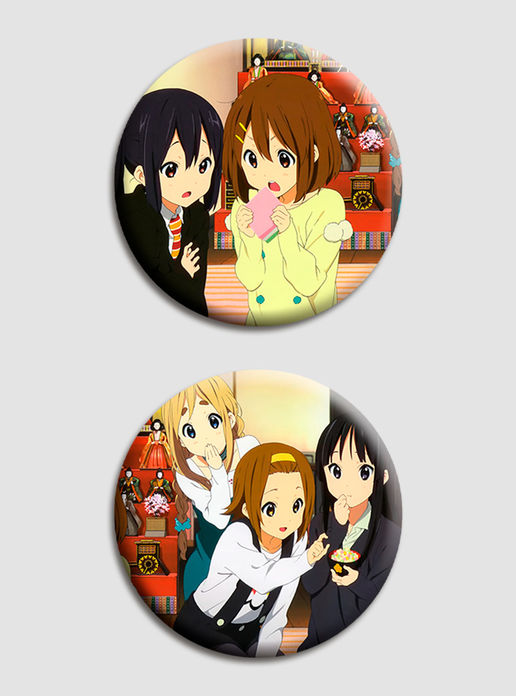 Парні значки Легка музика 2 (K-On)