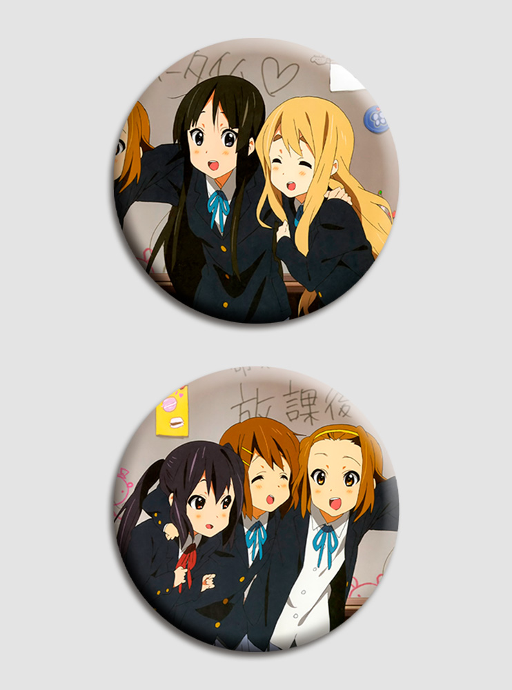 Парні значки Легка музика 4 (K-On)