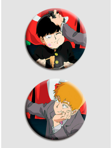 Парні значки Моб Психо 100 (Mob Psycho 100)
