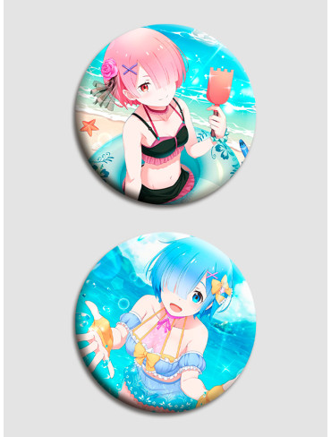 Парні значки Ре:Зеро 2 (Re:Zero)