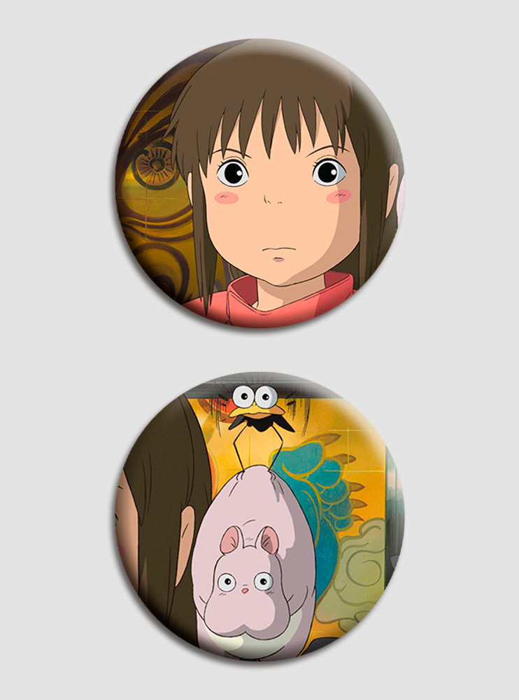 Парні значки Віднесені привидами 3 (Spirited away)