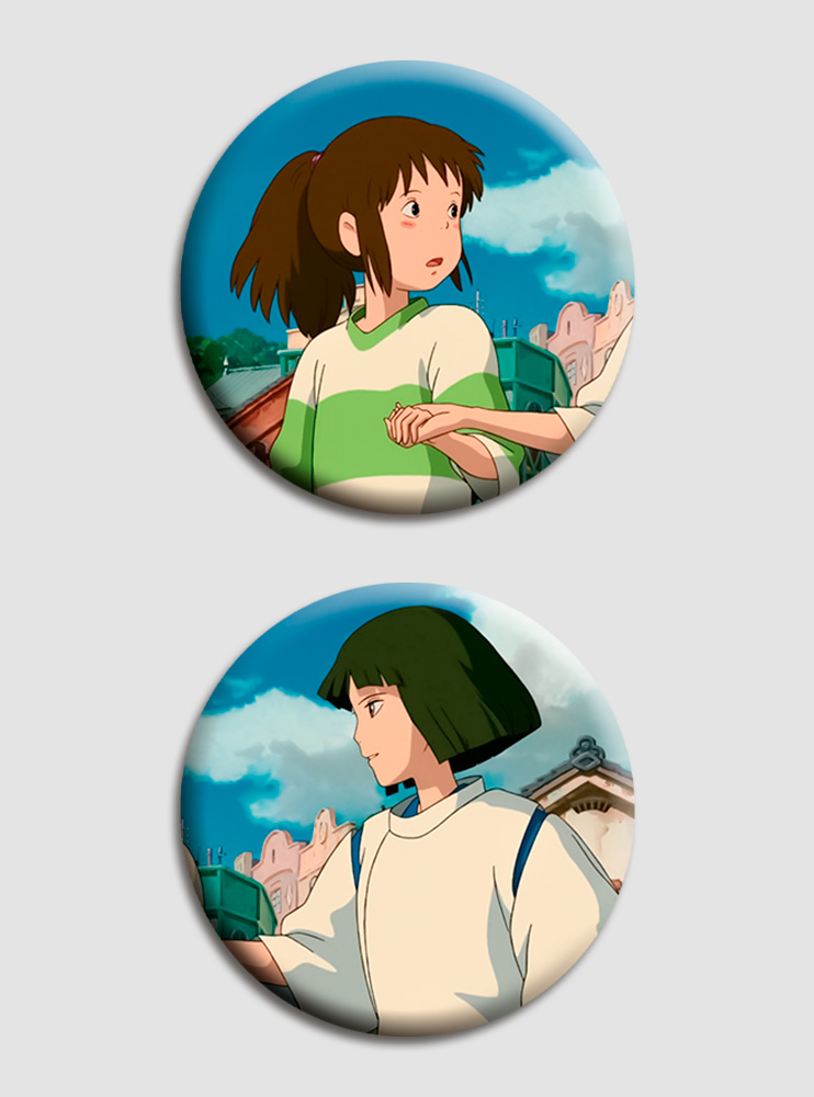 Парні значки Віднесені привидами 4 (Spirited away)