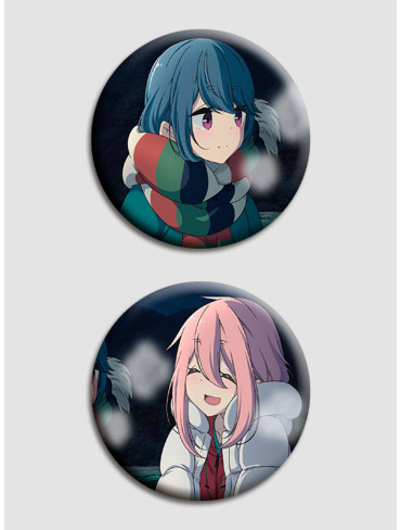 Парні значки Дівчачий Табір (Yuru Camp)