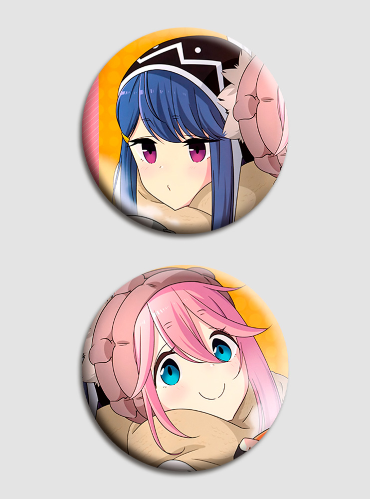 Парні значки Дівчачий Табір 2 (Yuru Camp)