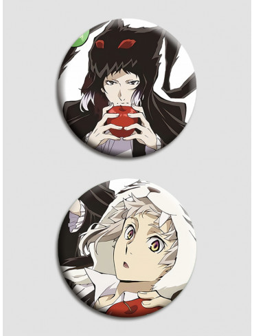 Парні значки Літературні генії Бродячі Пси 5 (Bungou Stray Dogs)