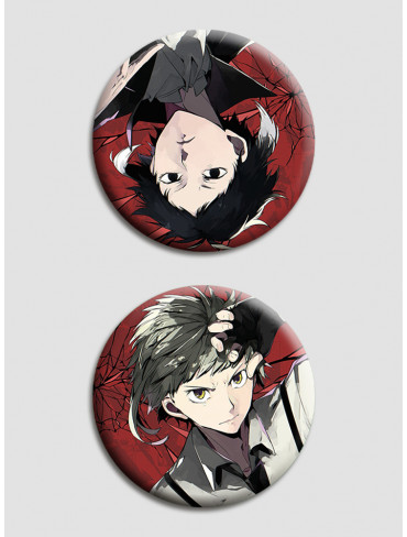 Парні значки Літературні генії Бродячі Пси 6 (Bungou Stray Dogs)