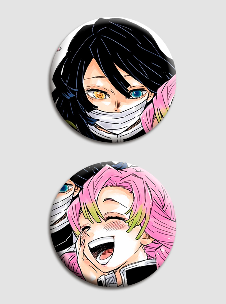 Парні значки Клинок, що знищує демонів 16 (Kimetsu no Yaiba)