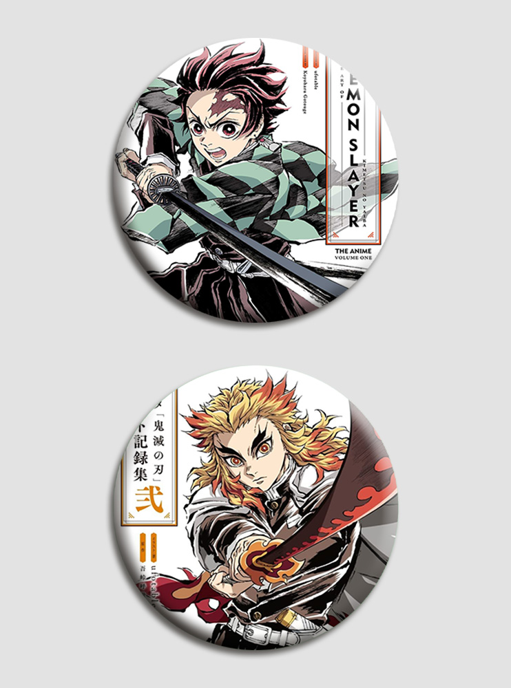 Парні значки Клинок, що знищує демонів 6 (Kimetsu no Yaiba)