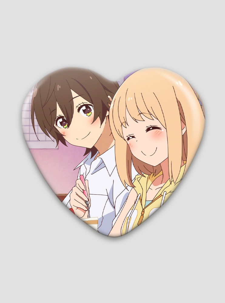 Значок серце Касе-сан та Ранкове Сяйво 2 (Asagao to Kase-san)
