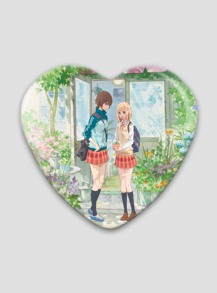 Значок серце Касе-сан та Ранкове Сяйво 5 (Asagao to Kase-san)