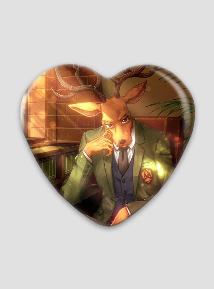 Значок серце Видатні звірі (Beastars)
