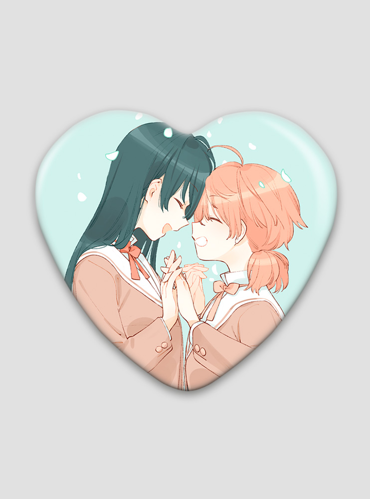 Значок серце Коли прийде час, я стану тобою 3 (Bloom into You)