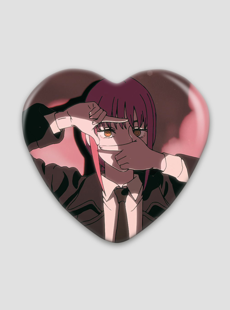 Значок серце Людина-бензопила 31 (Chainsaw Man)