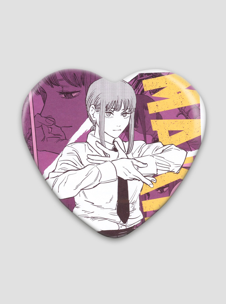 Значок серце Людина-бензопила (Chainsaw Man)