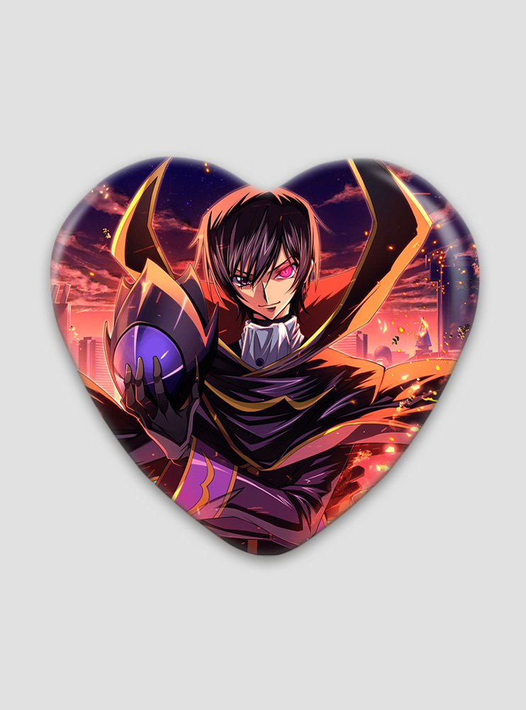 Значок серце Код Гіас (Code Geass) Значок серце Код Гіас (Code Geass)