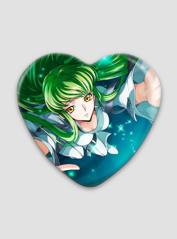 Значок серце Код Гіас 10 (Code Geass) Значок серце Код Гіас 10 (Code Geass)