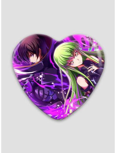 Значок серце Код Гіас 9 (Code Geass)