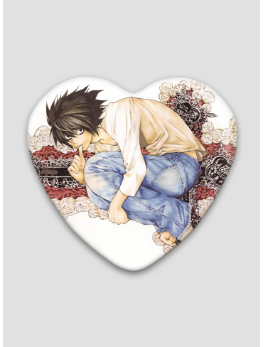Значок серце Зошит смерті 10 (Death Note)