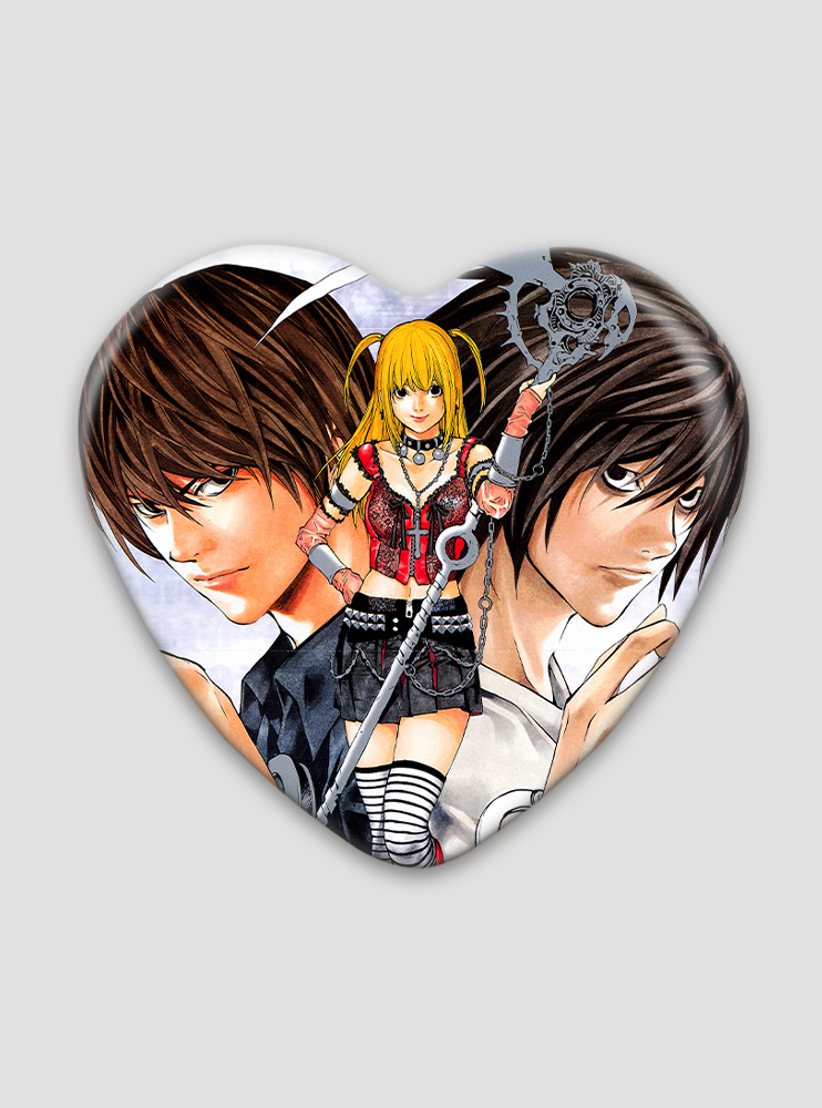 Значок серце Зошит смерті 8 (Death Note) Значок серце Зошит смерті 8 (Death Note)