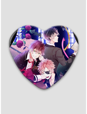 Значок серце Диявольські коханці 13 (Diabolik Lovers)