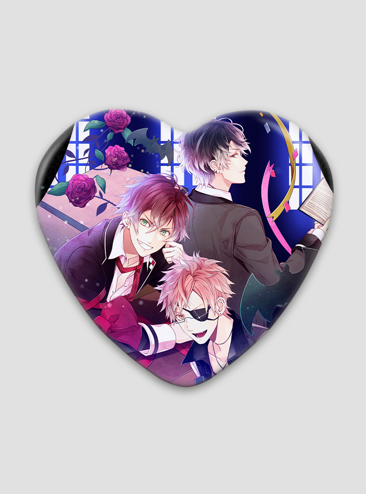 Значок серце Диявольські коханці 13 (Diabolik Lovers)