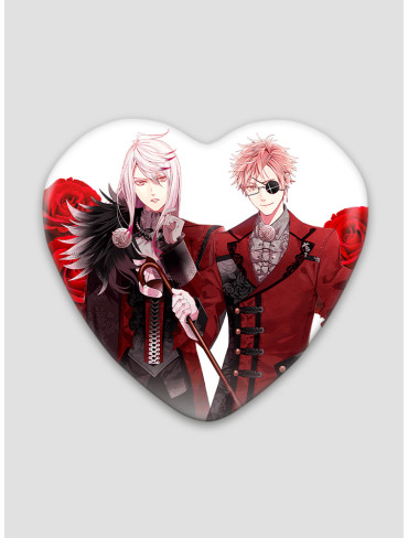 Значок серце Диявольські коханці 14 (Diabolik Lovers)