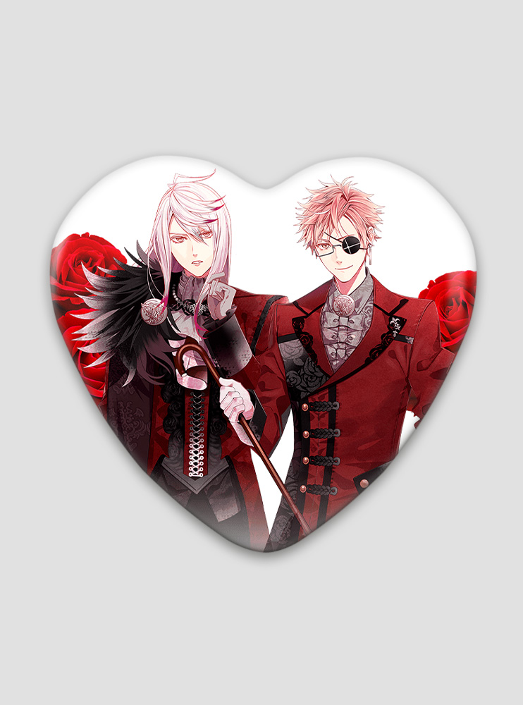Значок серце Диявольські коханці 14 (Diabolik Lovers)