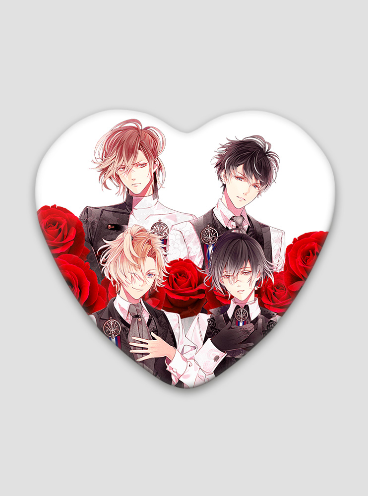 Значок серце Диявольські коханці 15 (Diabolik Lovers)