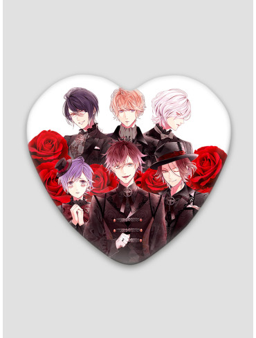 Значок серце Диявольські коханці 16 (Diabolik Lovers)