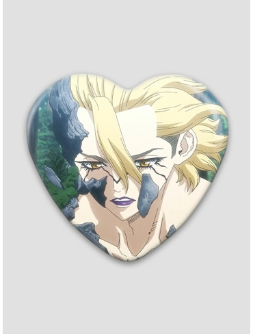 Значок серце Доктор Стоун 7 (Dr. Stone)