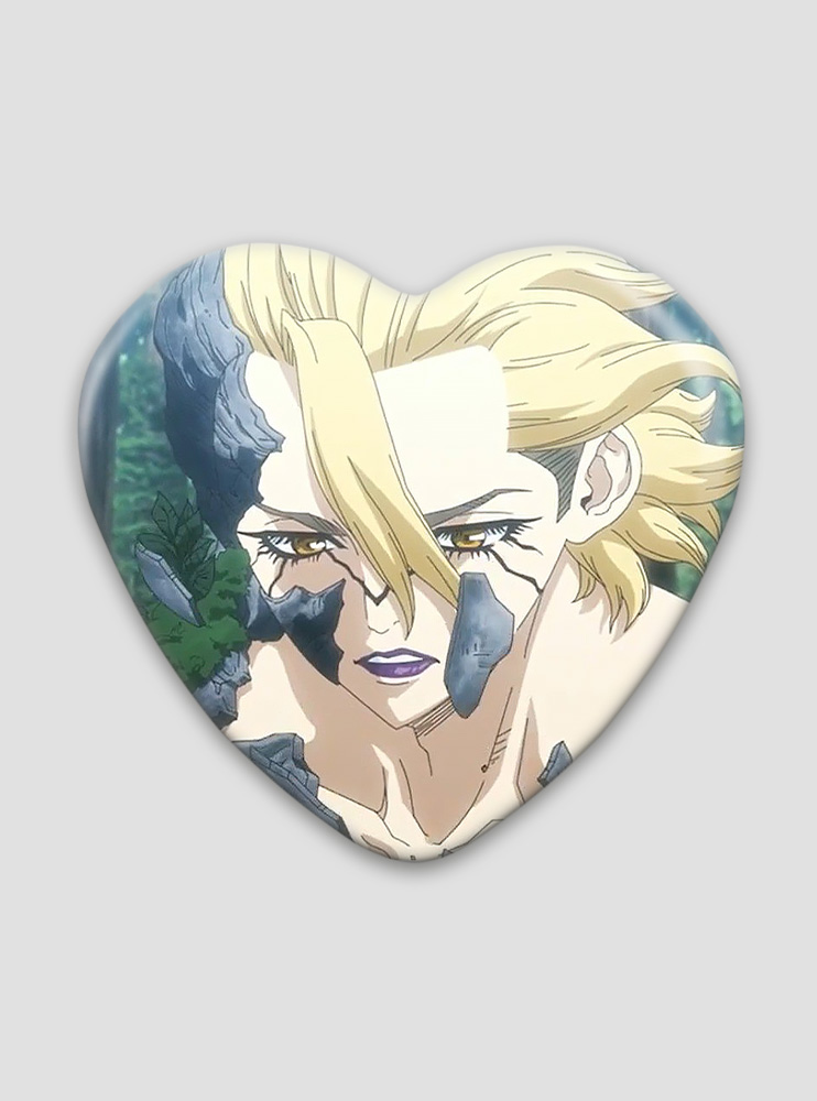 Значок серце Доктор Стоун 7 (Dr. Stone)