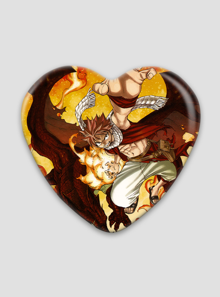 Значок серце Хвіст Феї 12 (Fairy Tail)