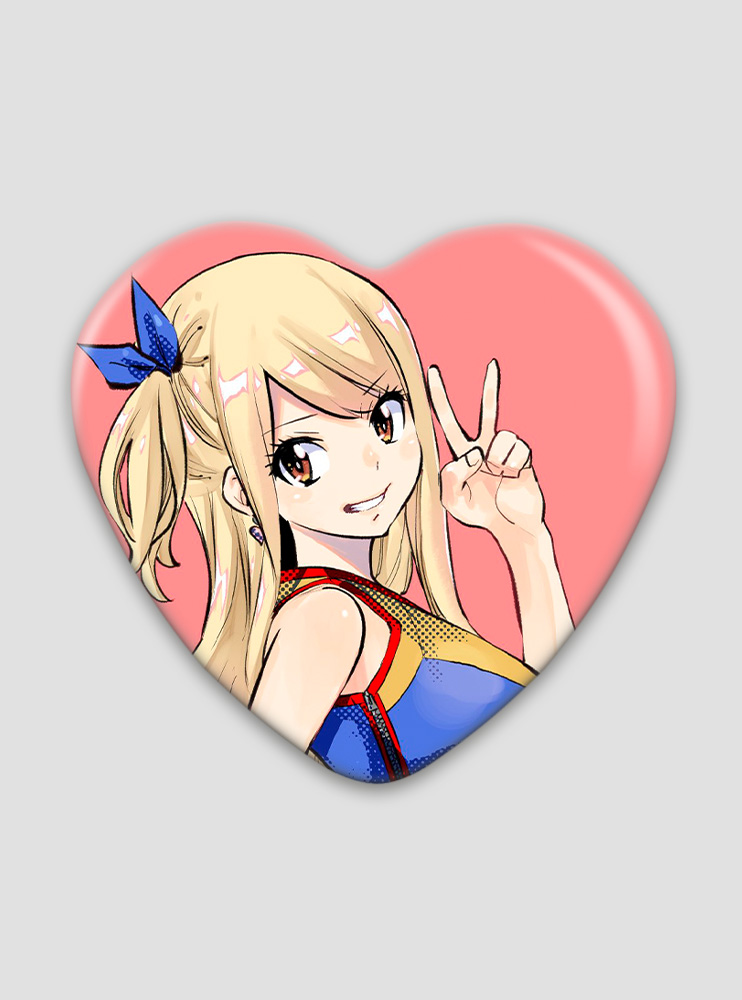 Значок серце Хвіст Феї 14 (Fairy Tail)