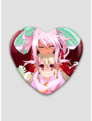 Значок серце Дівчинка-чарівниця Ілія 10 (Fate kaleid liner PRISMA ☆ ILLYA 2wei Herz!)