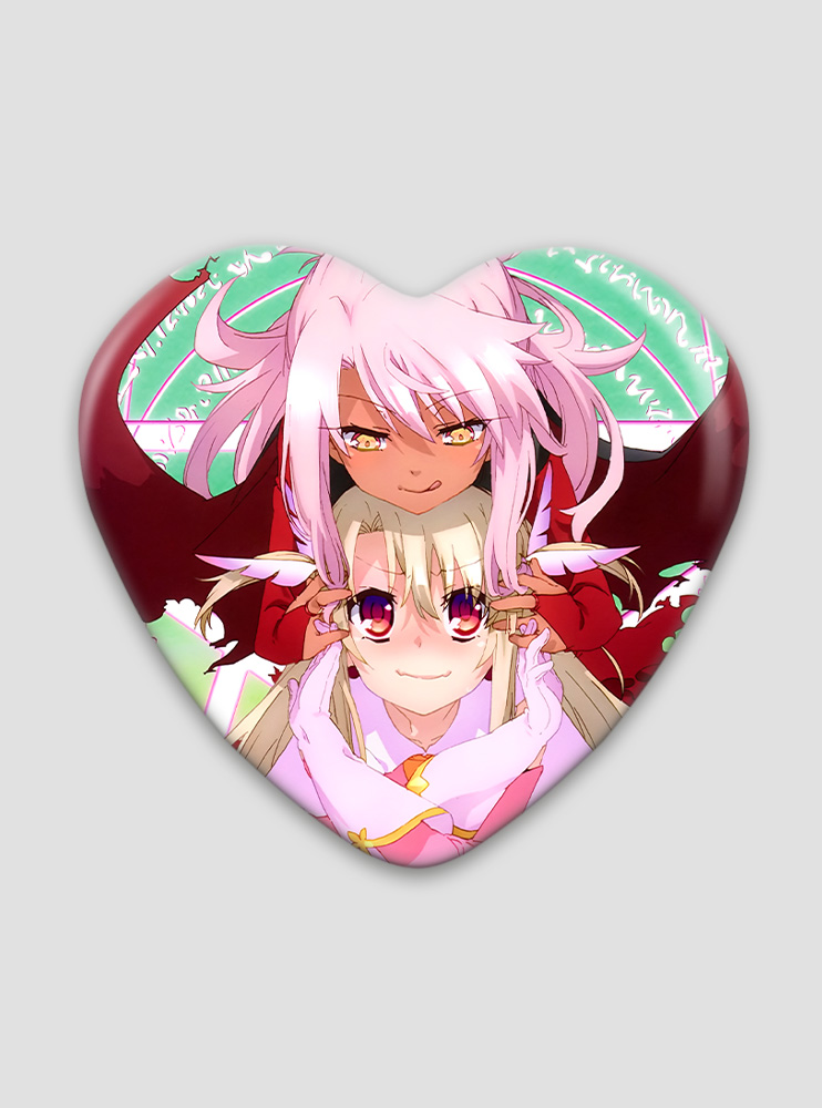 Значок серце Дівчинка-чарівниця Ілія 10 (Fate kaleid liner PRISMA ☆ ILLYA 2wei Herz!)
