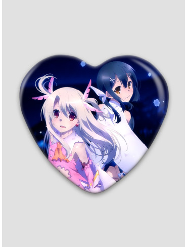 Значок серце Дівчинка-чарівниця Ілія 4 (Fate kaleid liner PRISMA ☆ ILLYA 2wei Herz!)
