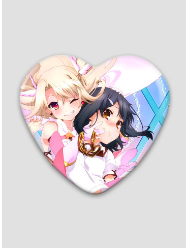 Значок серце Дівчинка-чарівниця Ілія 9 (Fate kaleid liner PRISMA ☆ ILLYA 2wei Herz!)
