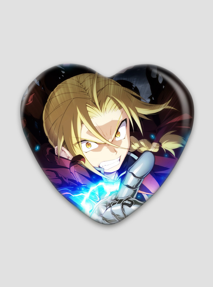 Значок серце Сталевий алхімік (Fullmetal Alchemist)