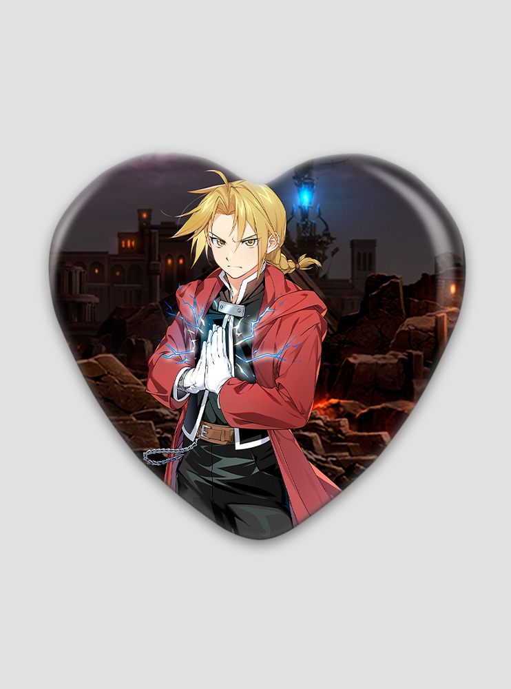 Значок серце Сталевий алхімік 2 (Fullmetal Alchemist)