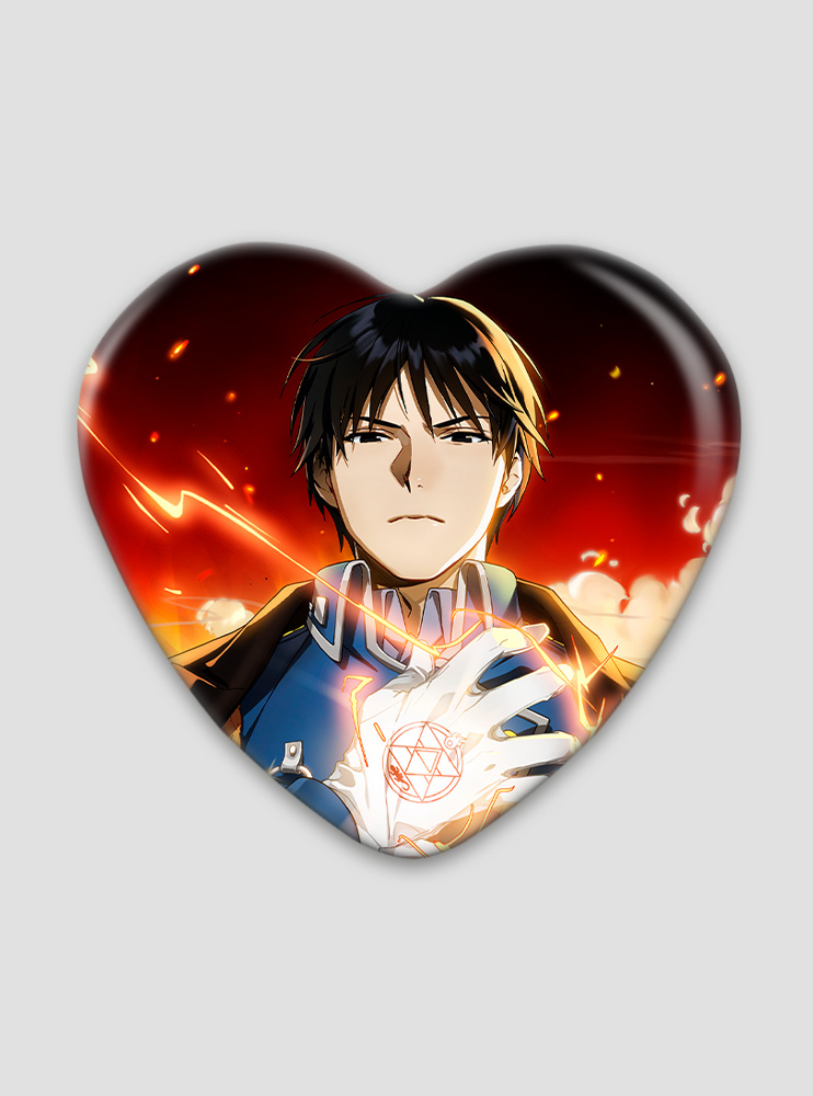 Значок серце Сталевий алхімік 4 (Fullmetal Alchemist)