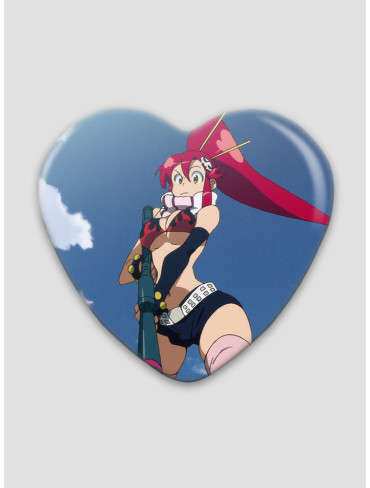 Значок серце Ґуррен Лаґанн 6 (Gurren Lagann)