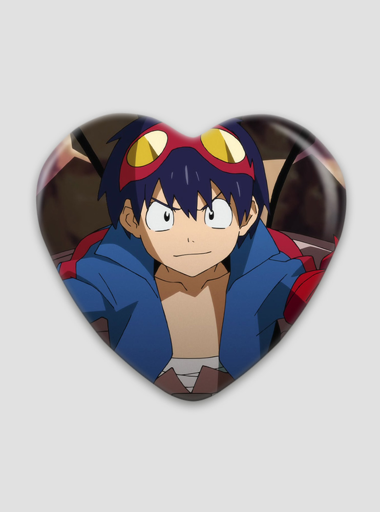 Значок серце Ґуррен Лаґанн 8 (Gurren Lagann)