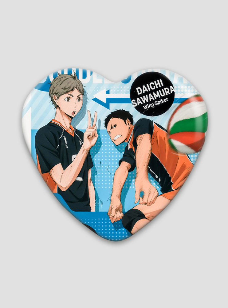 Значок серце Волейбол 10 (Haikyuu) Значок серце Волейбол 10 (Haikyuu)