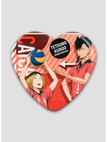 Значок серце Волейбол 9 (Haikyuu)