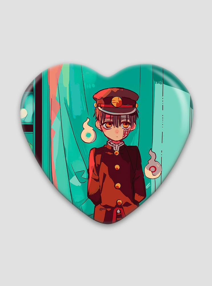 Значок серце Туалетний хлопчик Ханако-кун 23 (Jibaku Shounen Hanako-kun)