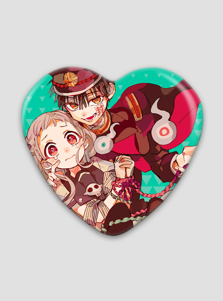 Значок серце Туалетний хлопчик Ханако-кун 28 (Jibaku Shounen Hanako-kun) Значок серце Туалетний хлопчик Ханако-кун 28 (Jibaku Shounen Hanako-kun)