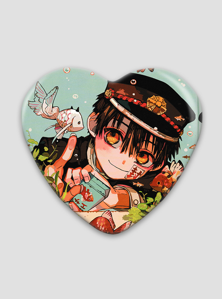 Значок серце Туалетний хлопчик Ханако-кун 9 (Jibaku Shounen Hanako-kun)