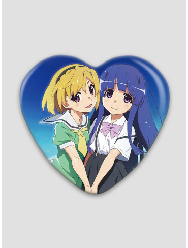 Значок серце Коли Плачуть Цикади 10 (Higurashi When They Cry)